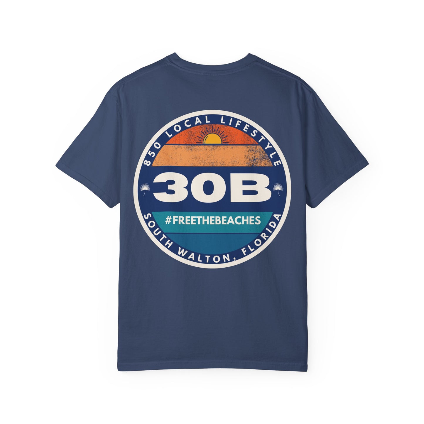 30B Sunset 1 #FreeTheBeaches T-Shirt