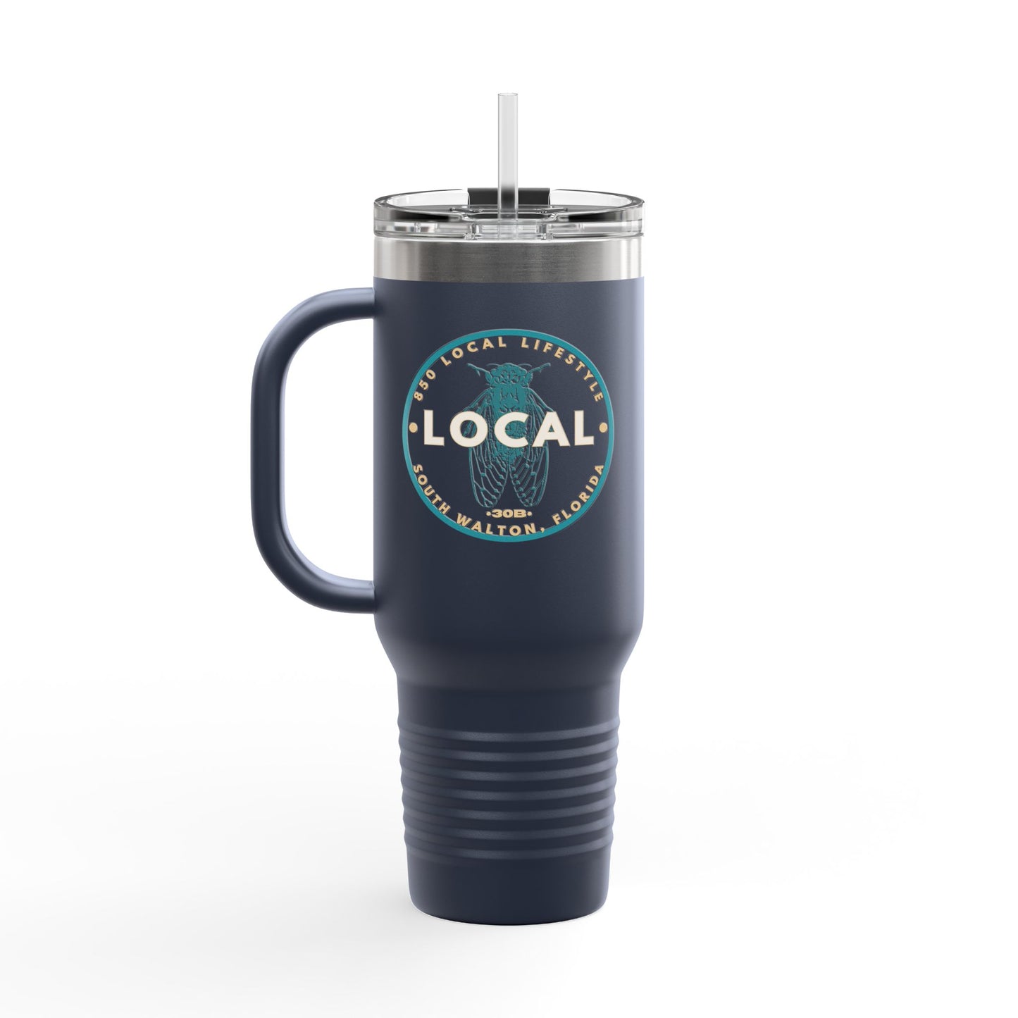 Insulated Travel Mug 40oz | 30B SoWal Local Cicada