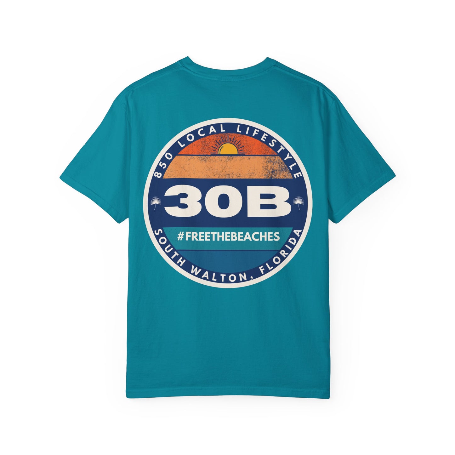 30B Sunset 1 #FreeTheBeaches T-Shirt