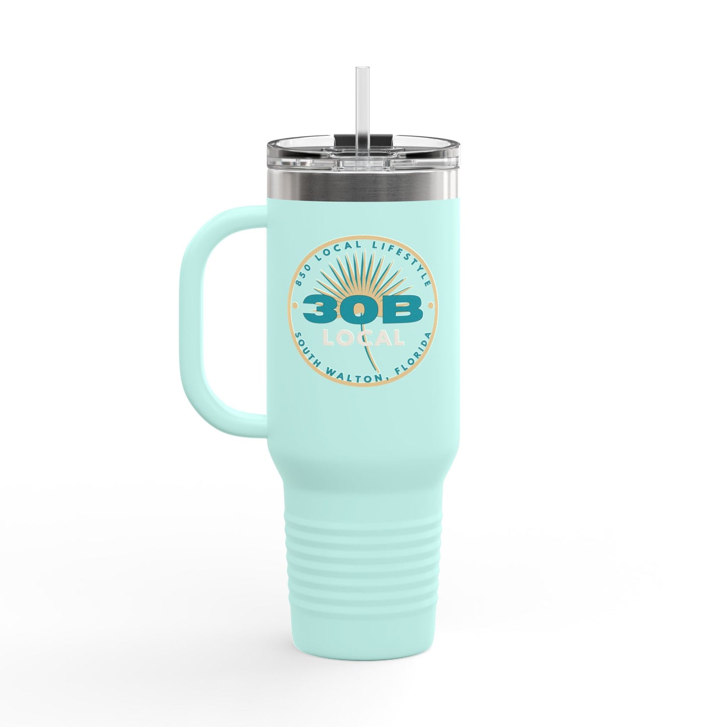 Insulated Travel Mug 40oz | 30B SoWal Local Palmetto