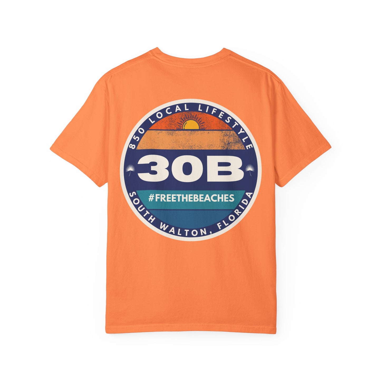 30B Sunset 1 #FreeTheBeaches T-Shirt