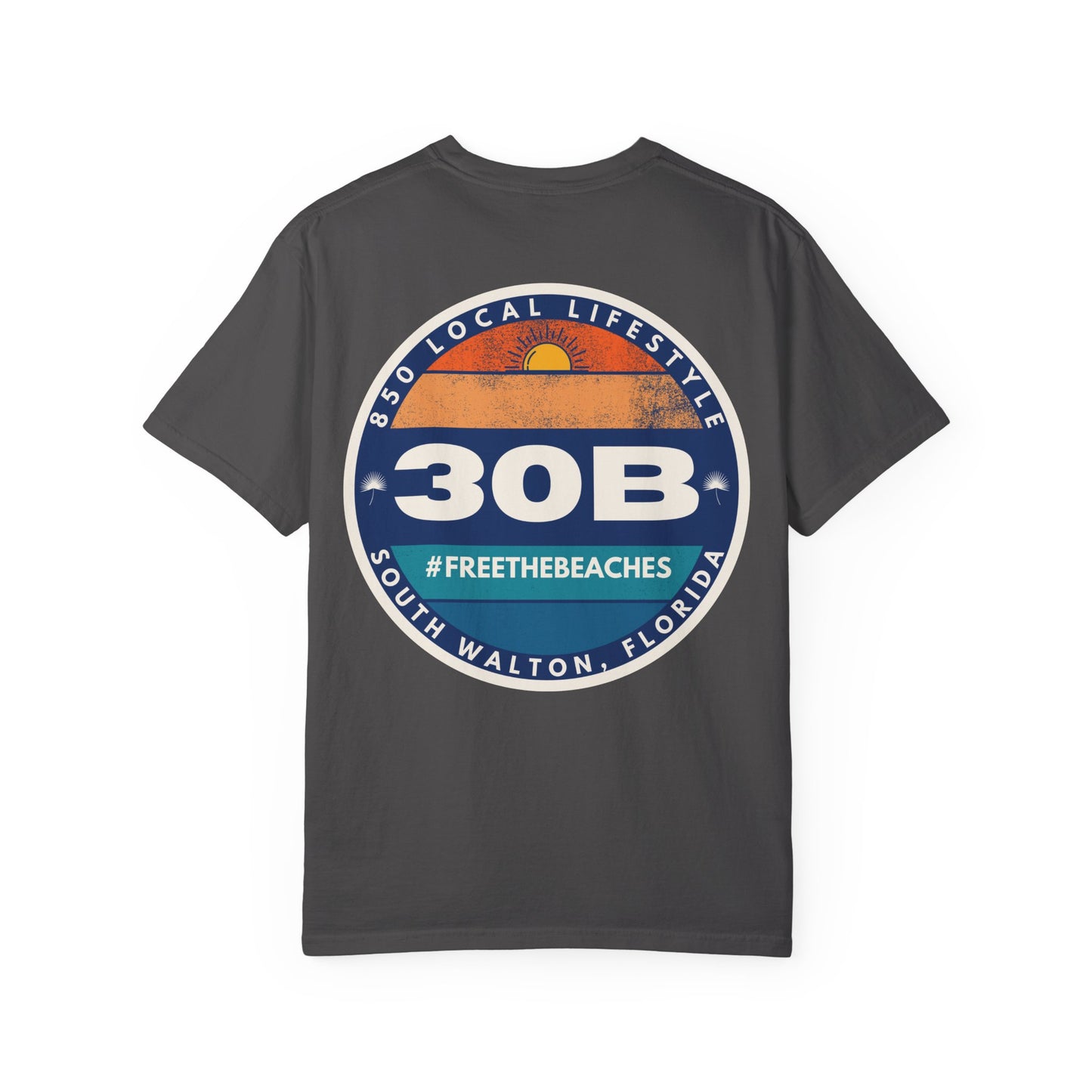 30B Sunset 1 #FreeTheBeaches T-Shirt