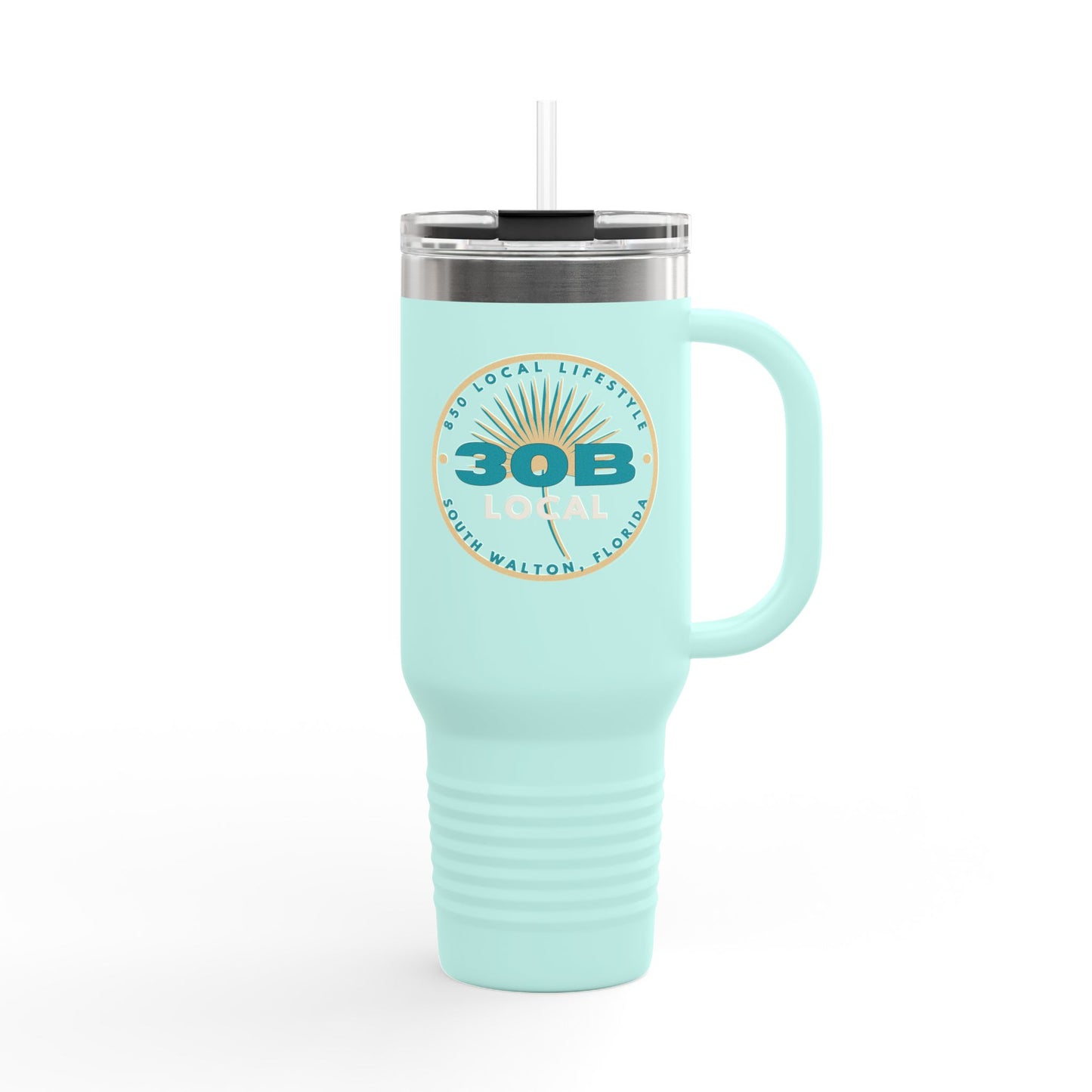 Insulated Travel Mug 40oz | 30B SoWal Local Palmetto