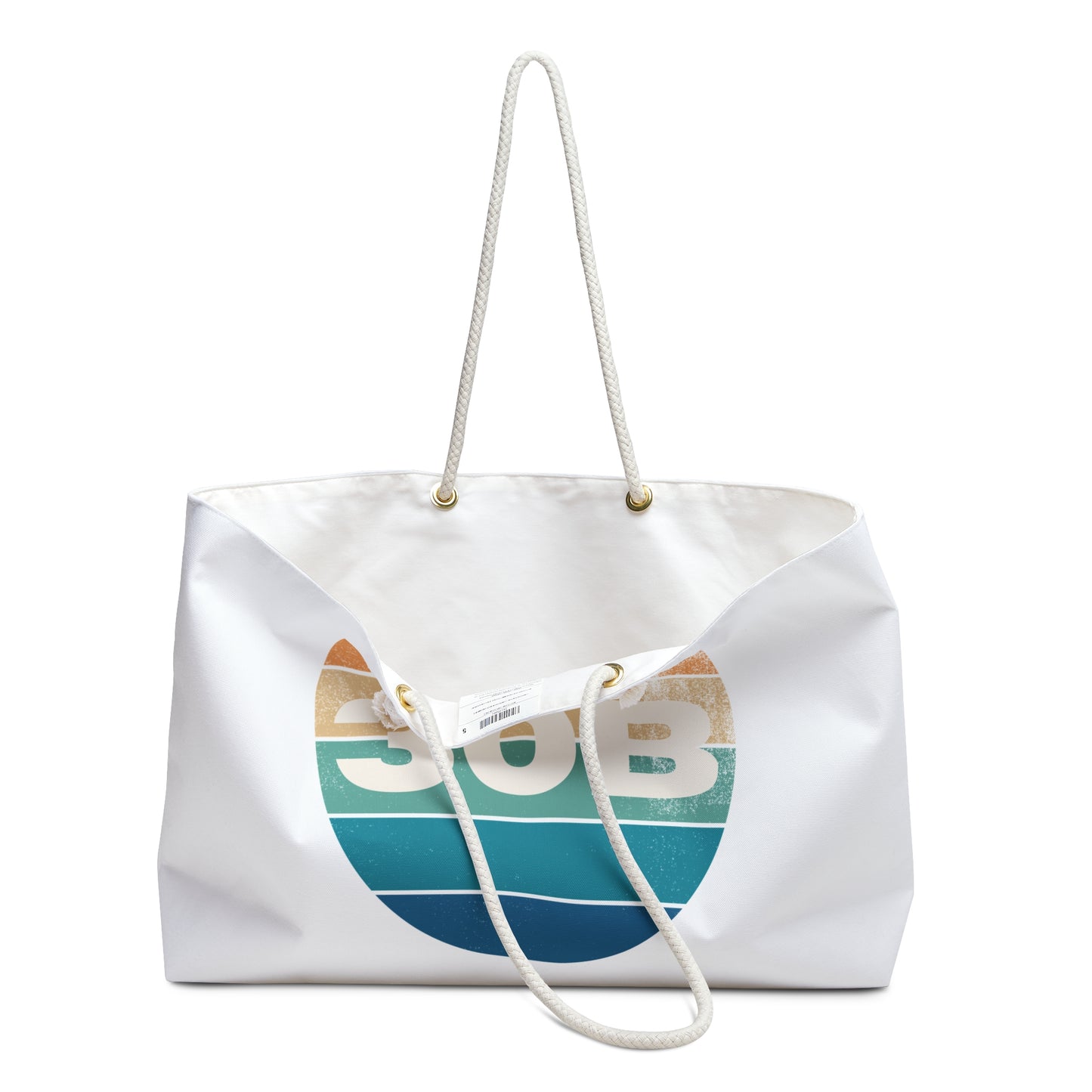 30B Retro Sunset Beach Bag