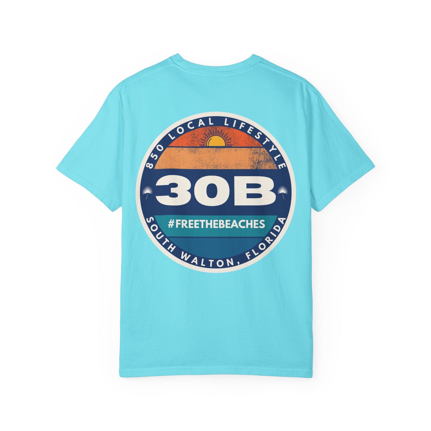 30B Sunset 1 #FreeTheBeaches T-Shirt