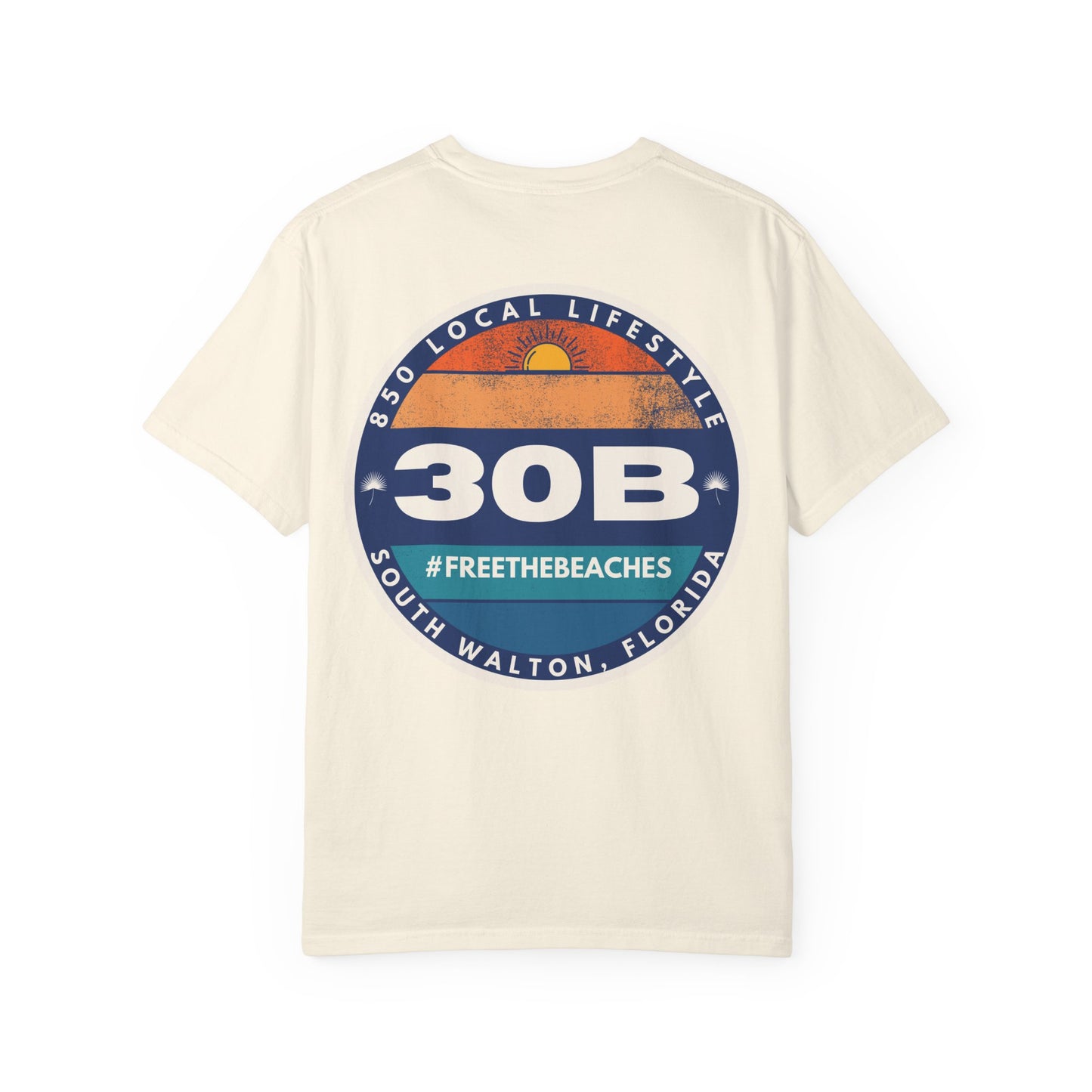30B Sunset 1 #FreeTheBeaches T-Shirt