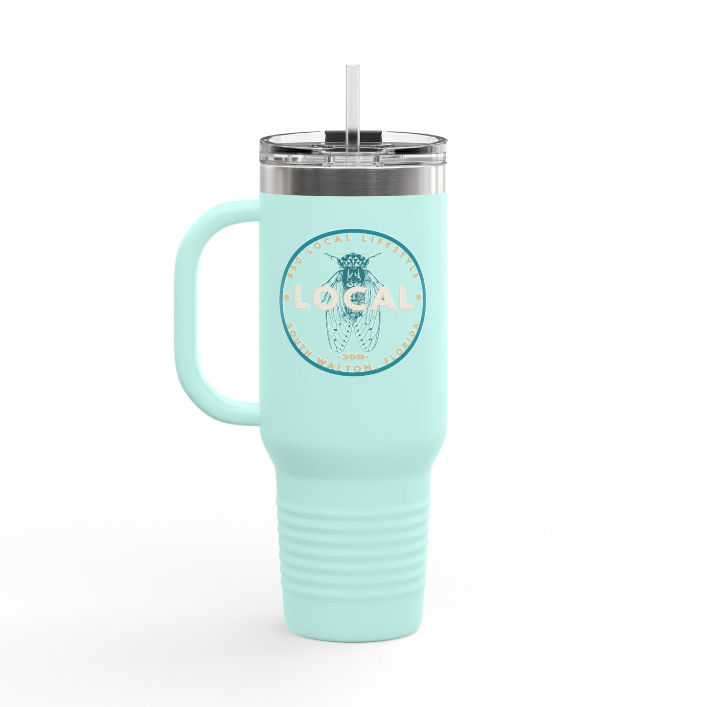 Insulated Travel Mug 40oz | 30B SoWal Local Cicada