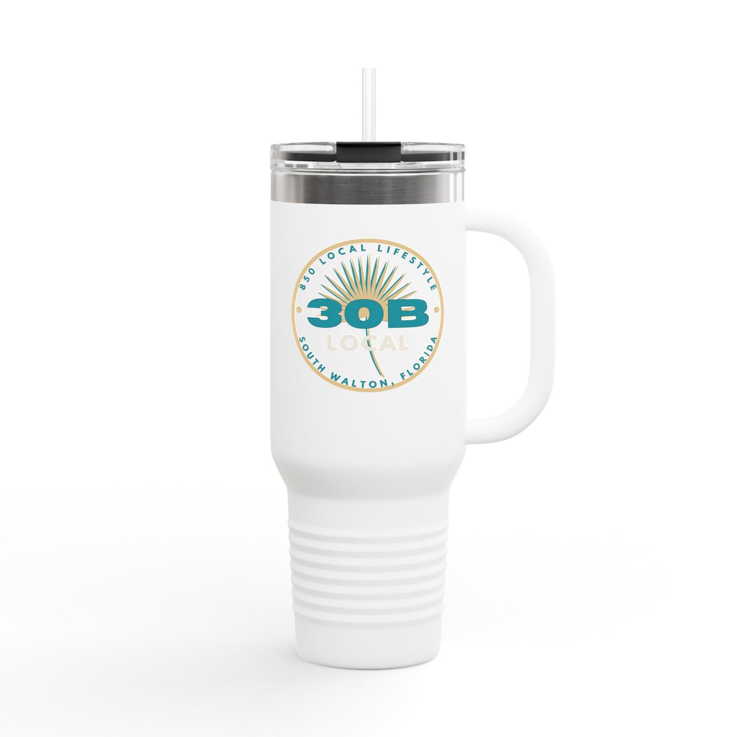 Insulated Travel Mug 40oz | 30B SoWal Local Palmetto