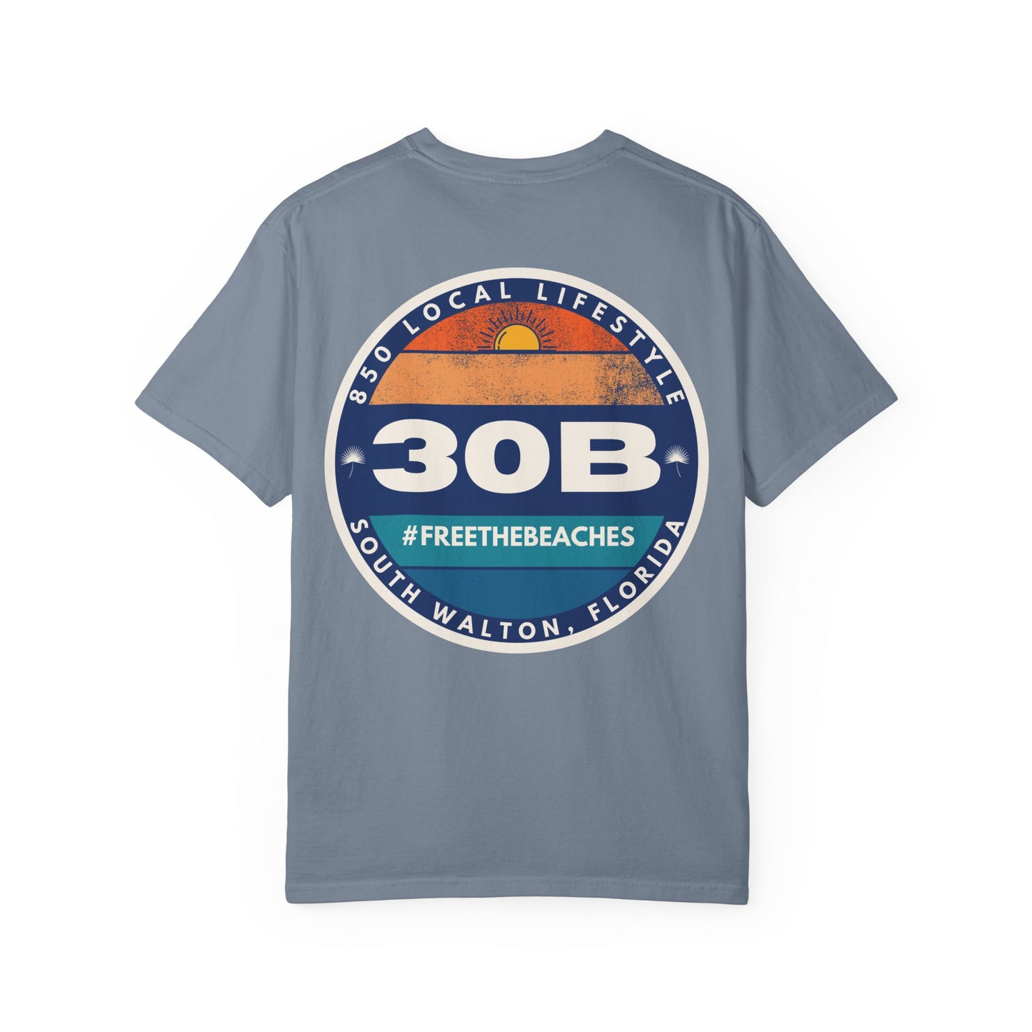 30B Sunset 1 #FreeTheBeaches T-Shirt
