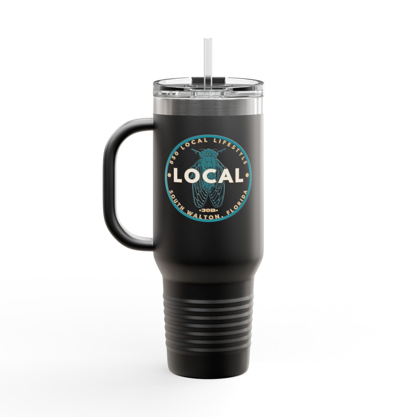 Insulated Travel Mug 40oz | 30B SoWal Local Cicada