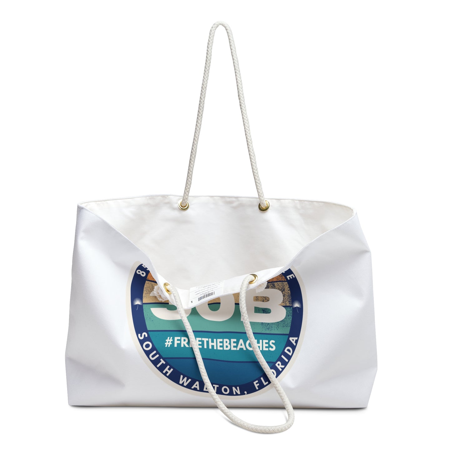30B #FreeTheBeaches Sunset Beach Bag