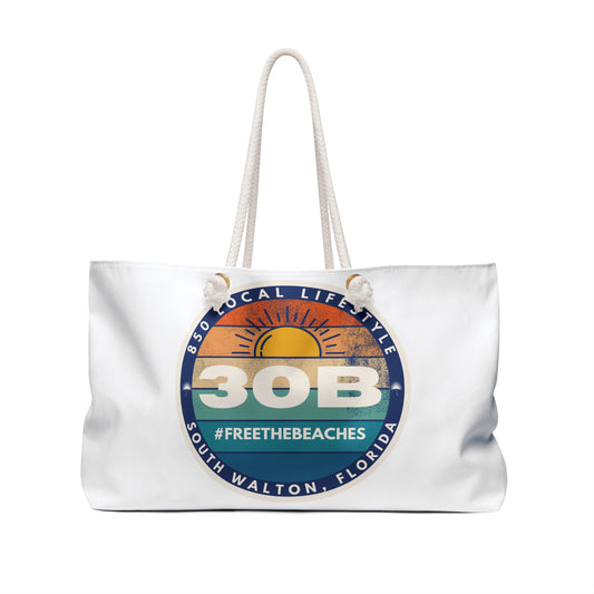 30B #FreeTheBeaches Sunset Beach Bag