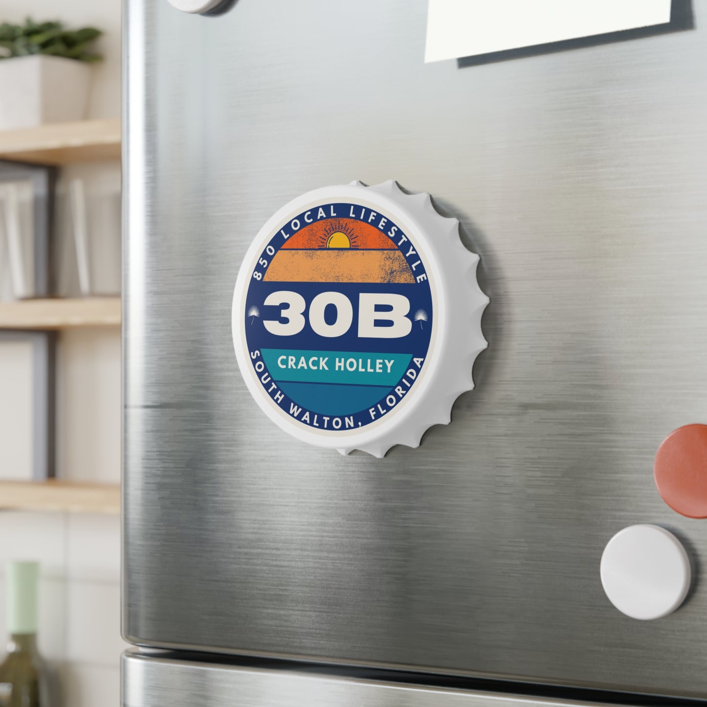 30B Crack Holley Magnetic Bottle Opener