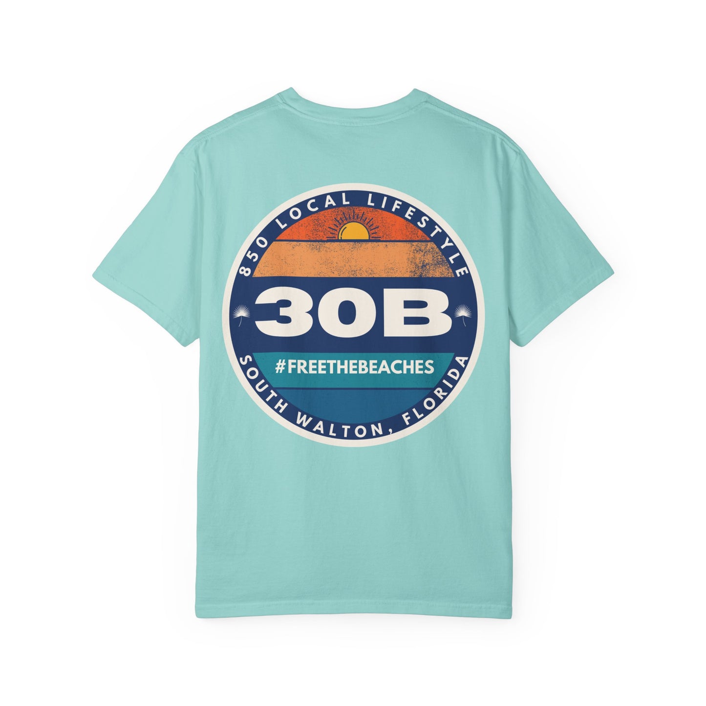 30B Sunset 1 #FreeTheBeaches T-Shirt