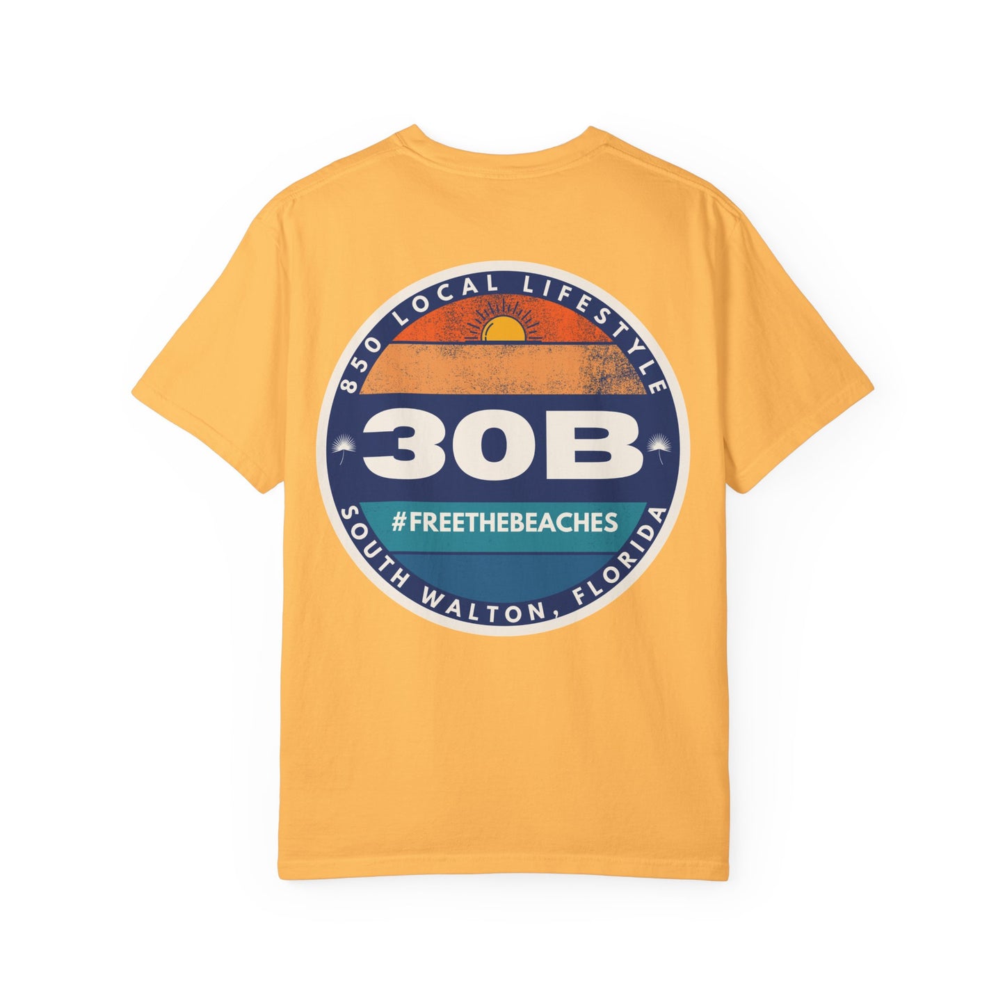 30B Sunset 1 #FreeTheBeaches T-Shirt