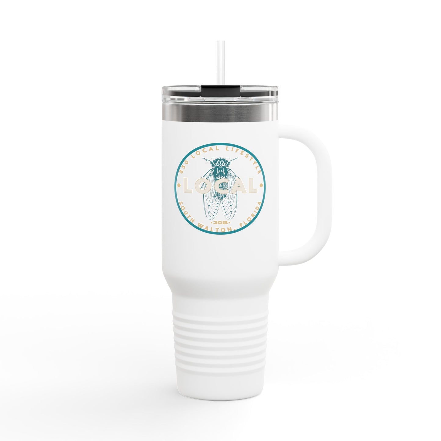 Insulated Travel Mug 40oz | 30B SoWal Local Cicada