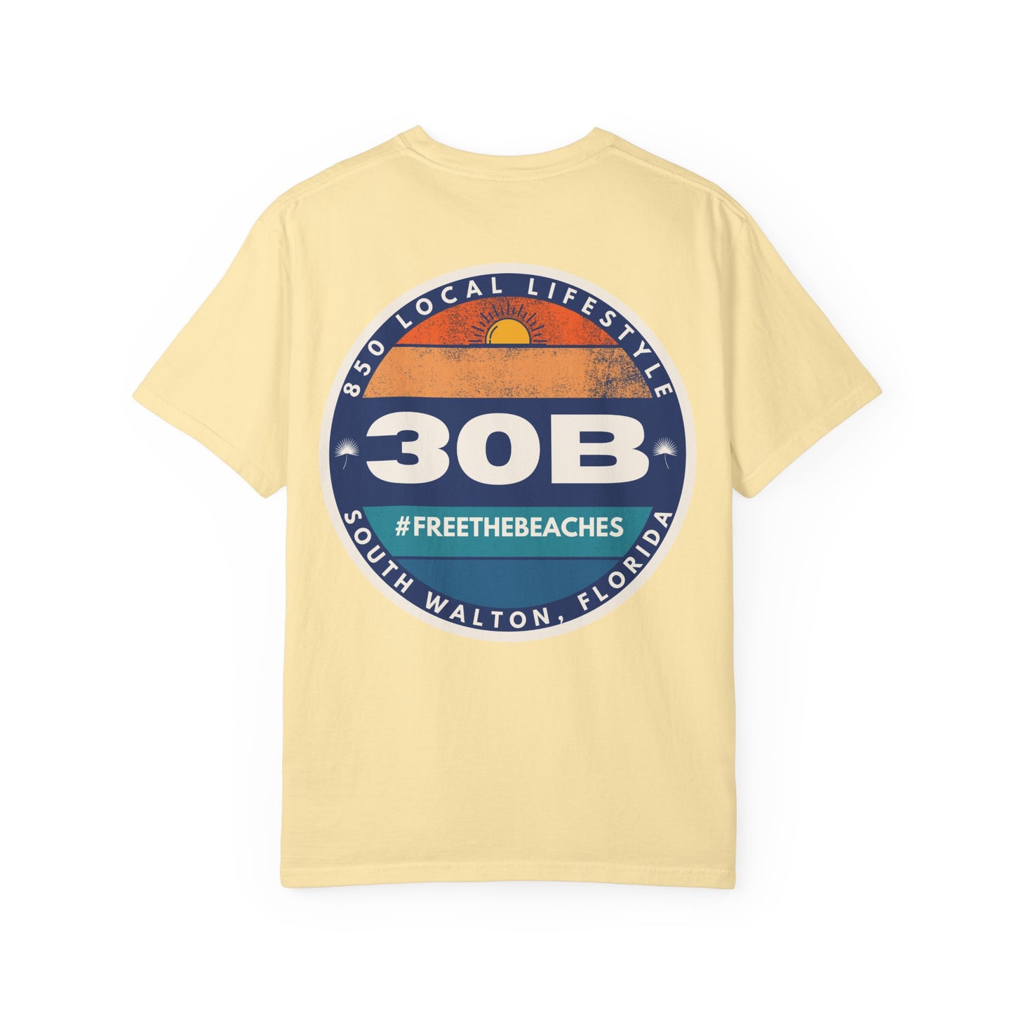 30B Sunset 1 #FreeTheBeaches T-Shirt