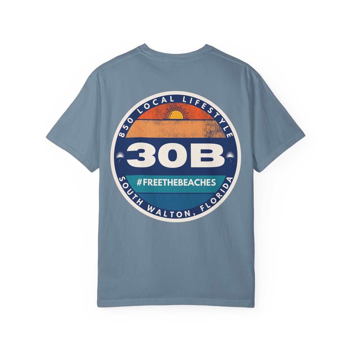 30B Sunset 1 #FreeTheBeaches T-Shirt