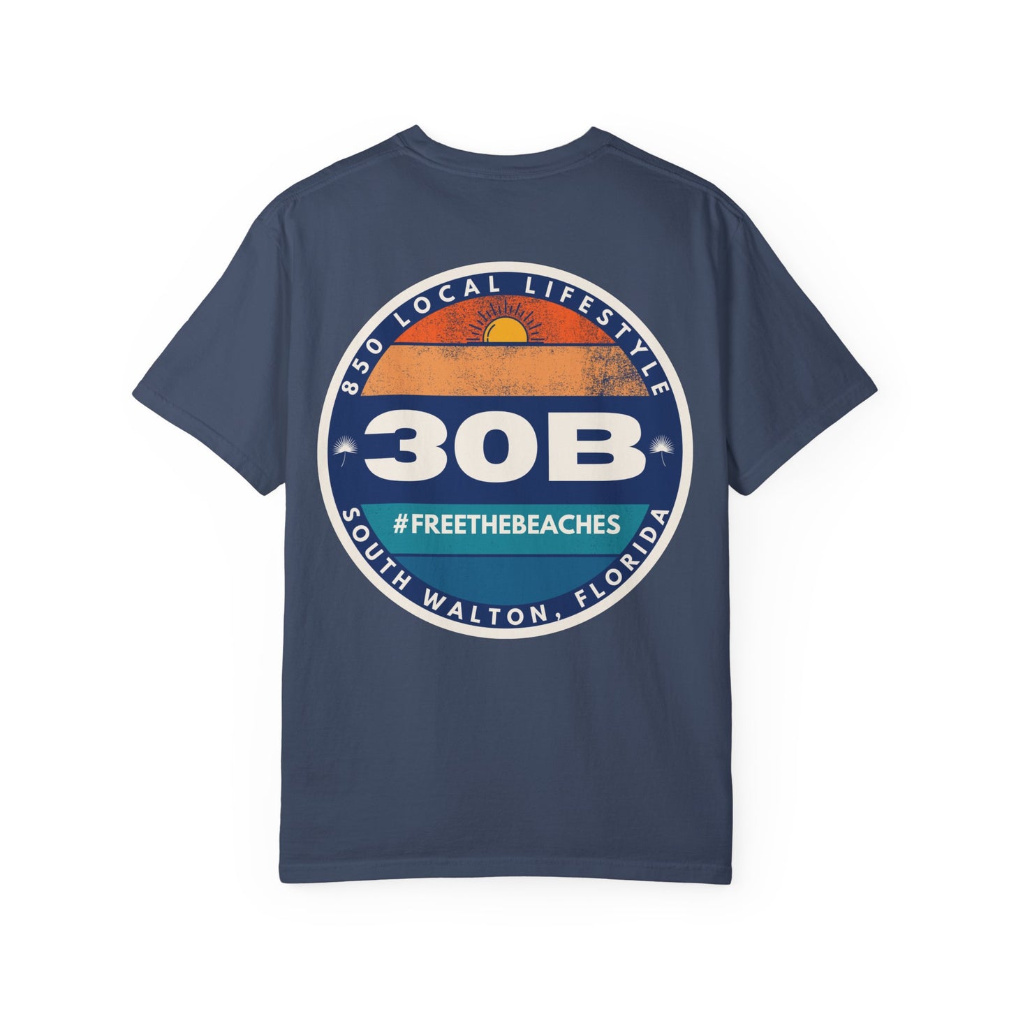 30B Sunset 1 #FreeTheBeaches T-Shirt