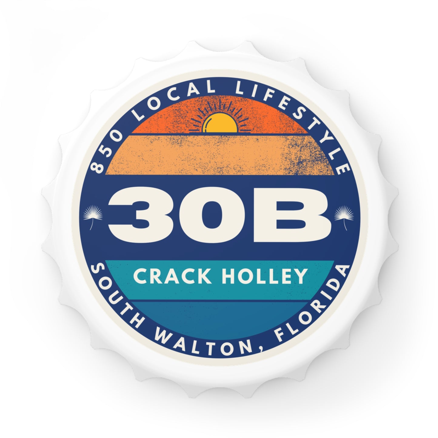 30B Crack Holley Magnetic Bottle Opener