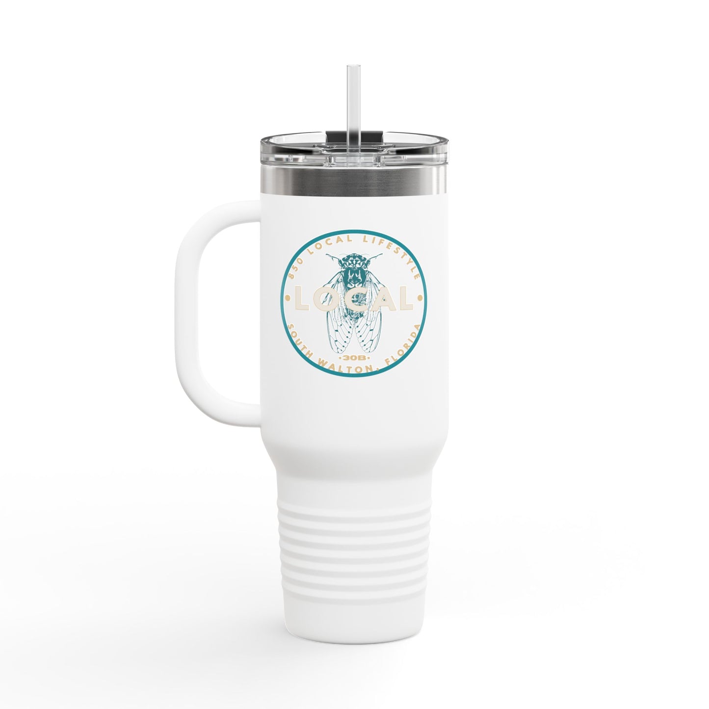 Insulated Travel Mug 40oz | 30B SoWal Local Cicada