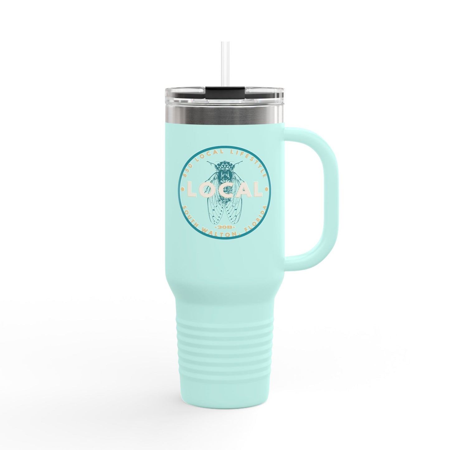 Insulated Travel Mug 40oz | 30B SoWal Local Cicada