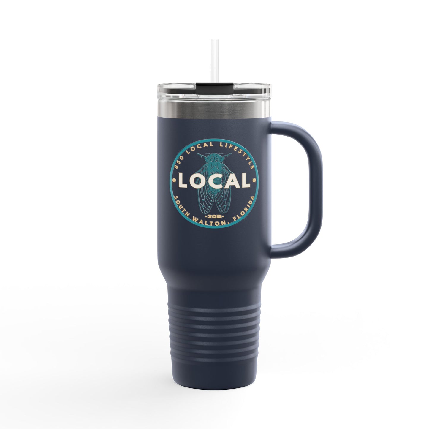 Insulated Travel Mug 40oz | 30B SoWal Local Cicada