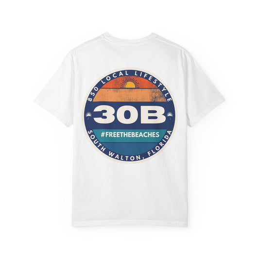 30B Sunset 1 #FreeTheBeaches T-Shirt